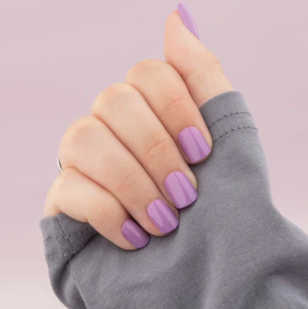 Purple Press On Nails